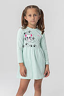 Платье с принтом для девочки Lily Kids 5755 116 см Мятный (2000989919995)