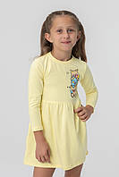 Платье с принтом для девочки Lily Kids 5756 104 см Желтый (2000989920014)