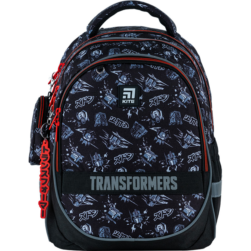 Рюкзак шкільний Kite Education Transformers 38x28x16 см ,18 л чорний (TF24-700M)