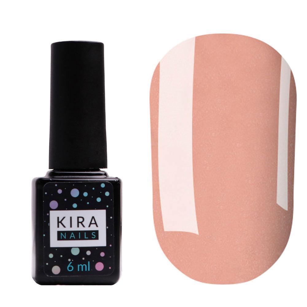 Гель-лак Kira Nails №045 (темно-карамельний з мілким шимером), 6 мл, фото 1