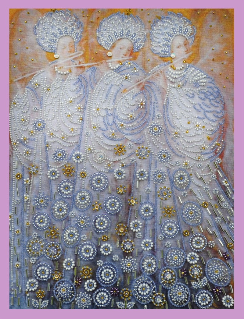 Набір під вишивку бісером  Три музи P-267, фото 1