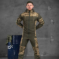 Демисезонная военная форма горка пиксель армейский тактический костюм из саржи для военнослужащих ВСУ XL ukr