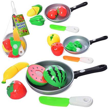 Продукти іграшкові фрукти овочі (4013D)