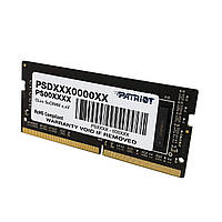 Модуль пам'яті ноутбука DDR4 PATRIOT SL 4GB 2666MHZ CL19 512X8 SODIMM Плата оперативної пам'яті, Sodimm 4gb