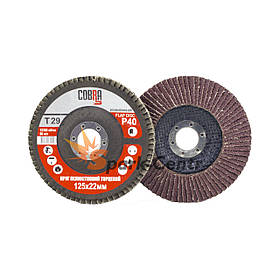 Круг шліфувальний пелюстковий Polystar 125x22,2 P40 Т29 для ручних шліфувальних машин