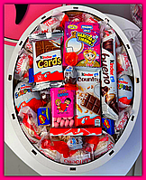 Подарочный бокс с конфетами на годовщину, женские подарочные наборы шоколадок со сладостями на день рождения Наполнение №2