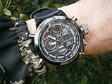 Годинник наручний чоловічий AMST 3003AC All Black чорний, фото 4