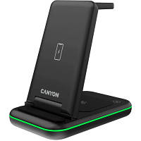 Зарядное устройство Canyon WS- 304 Foldable 3in1 Wireless charger (CNS-WCS304B) p