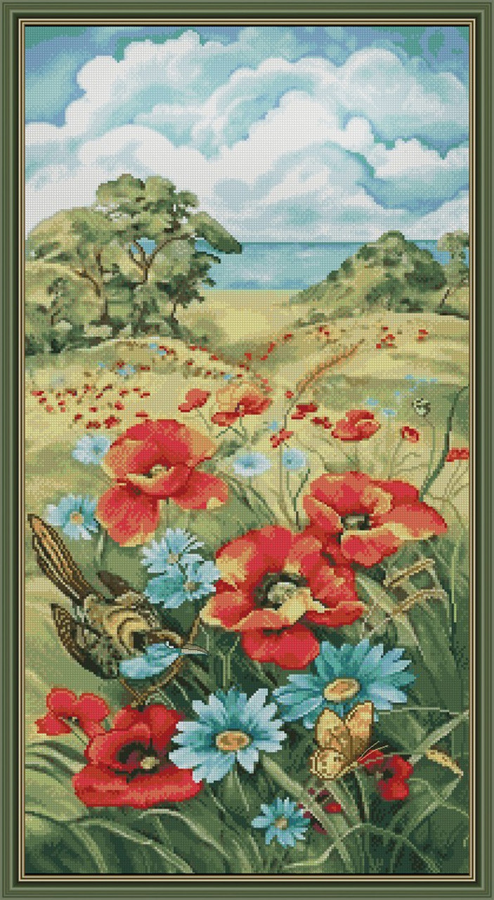 Набір під вишивку нитками Галявина VN - 032, фото 1