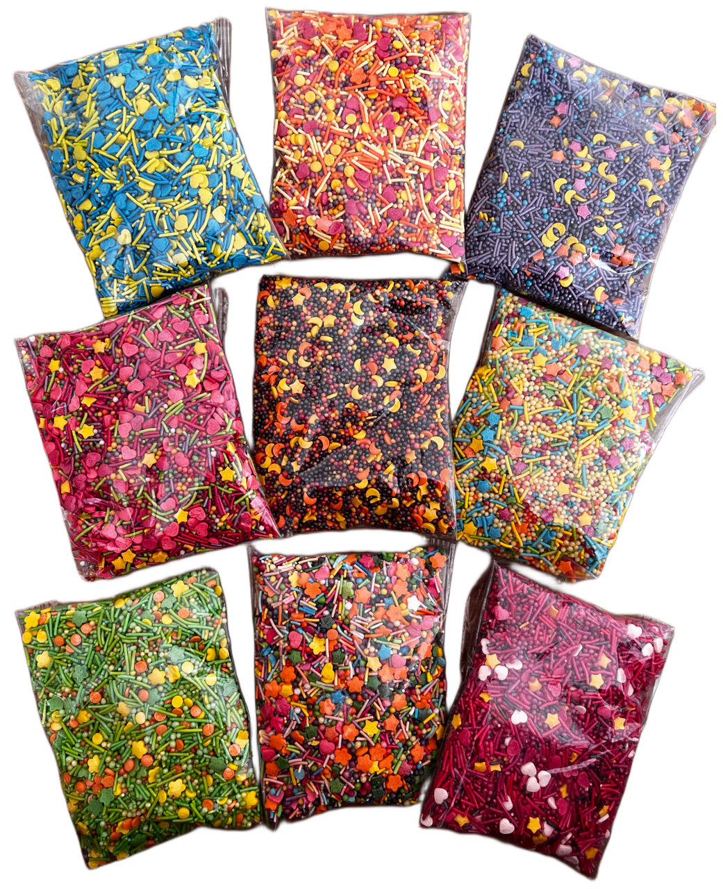 Посипка ФІГУРНА (перламутровий МІКС) 100 г, фото 1