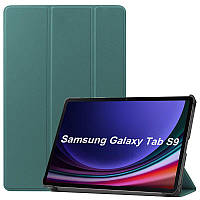 Чехол SmartCover для планшета Samsung Galaxy Tab S9 FE темно-зеленый