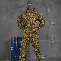 Армейский влагозащитный костюм горка рип-стоп мужская весення форма анорак + брюки пиксель ukr