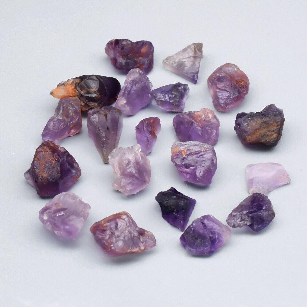 76.59 карат. Природний необроблений аметист Уругвай 20 шт.
