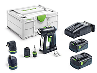 Аккумуляторная дрель-шуруповёрт C 18 5.0 I-Set Festool 576992