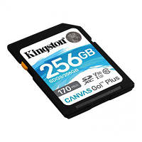 Карта памяти Kingston 256GB SDXC class 10 UHS-I U3 Canvas Go Plus (SDG3/256GB) o