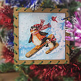 Набір для вишивання на полімерній перфорованій основі Perfostitch 'Спортсменів', фото 4