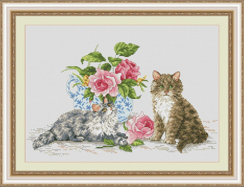 Набір під вишивку нитками Два  VN-142, фото 1