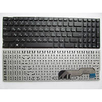 Клавиатура ноутбука ASUS X541 черн.без рамки RU/US (A43463) p