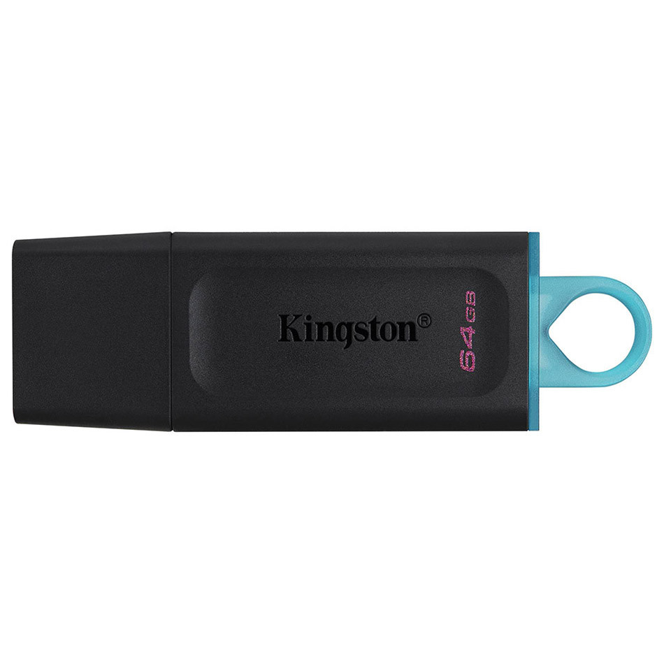 USB Flash Kingston 64GB USB 3.2 Gen1 DataTraveler Exodia, Black/Teal, Retail