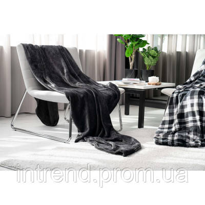 Плед Ardesto Flannel темно-серый, 160х200 см (ART0210SB) p - фото 9 - id-p2120596753