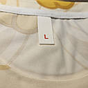 Піжама бежева жіночі штани та кофта з довгим рукавом L розмір, фото 3