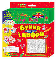 Magic box Букви і цифри. English. Картки