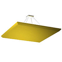 Акустична підвісна звуковбирна панель Ecosound Quadro Yellow 55 100х100 см Жовтий