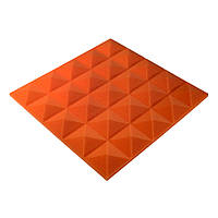 Панель із акустичного поролону піраміда Ecosound Pyramid Gain Orange 30 45х45 см Помаранчевий