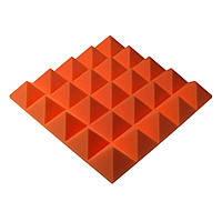 Панель із акустичного поролону піраміда Ecosound Pyramid Gain Orange 70 45х45 см Помаранчевий