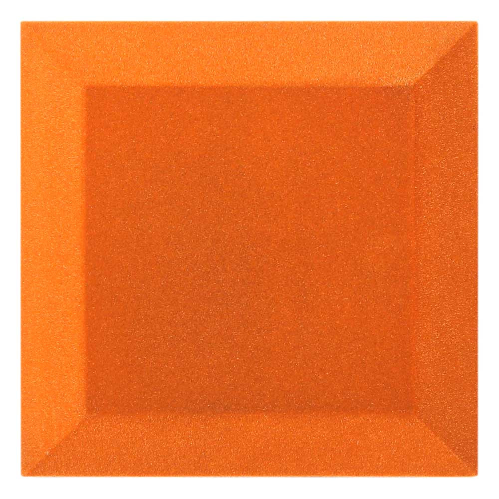 Оксамитова акустична панель з акустичного поролону Ecosound Velvet Orange 50 25х25 см Оранжевий