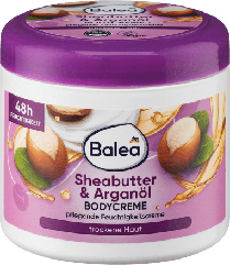 Крем для тіла Balea (з маслом ши та аргановою олією) 500 мл