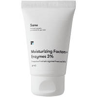 Крем для обличчя Sane Moisturizing Factors + Enzymes 3% Захисний від морозу та вітру зі зволожувальним фактором 40 мл