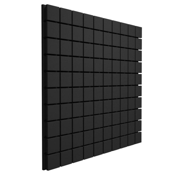 Панель із акустичного поролону Ecosound Tetras Black 100 100х100 см Чорний графіт