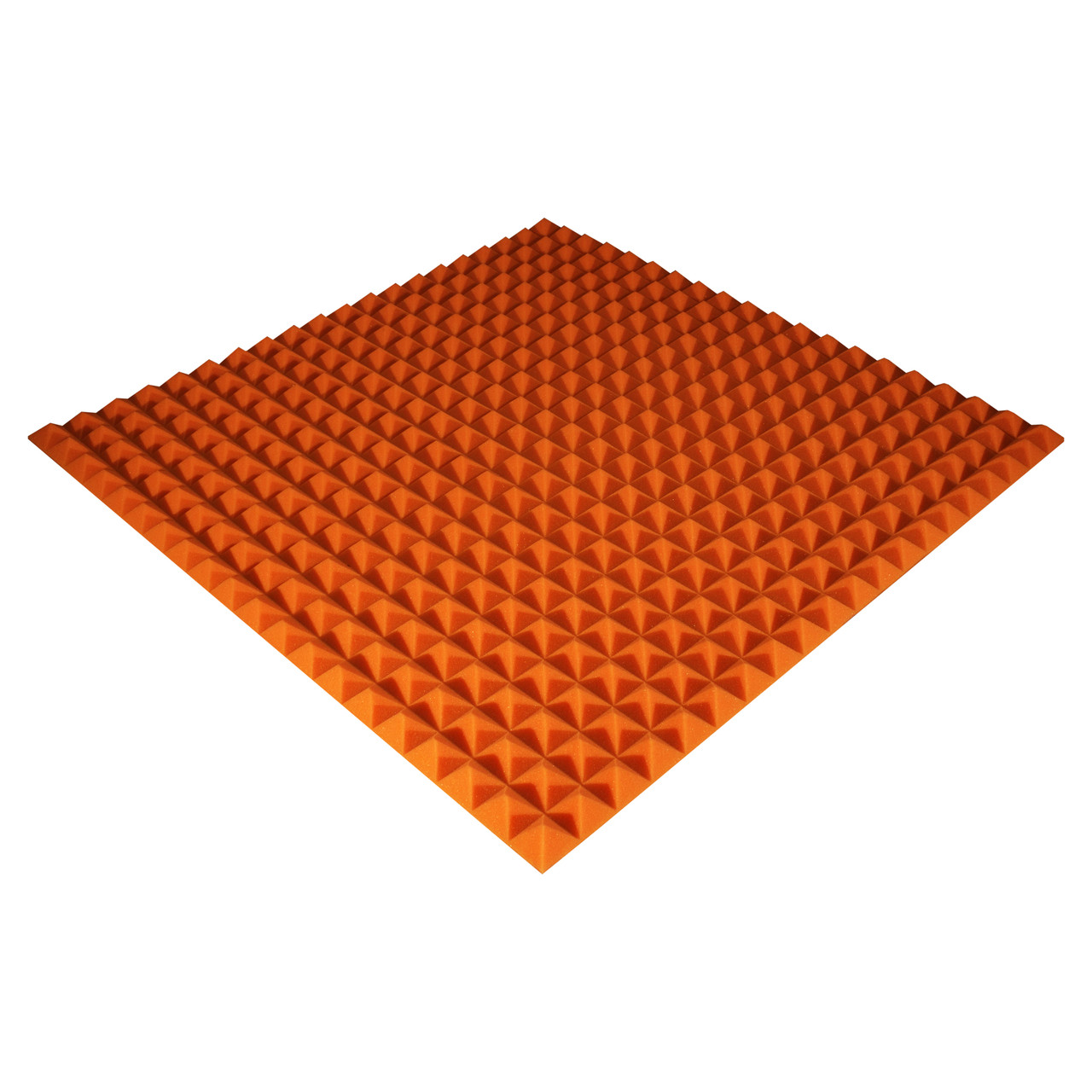 Панель з акустичного поролону Ecosound Pyramid Color 30 100х100 см Оранжевий
