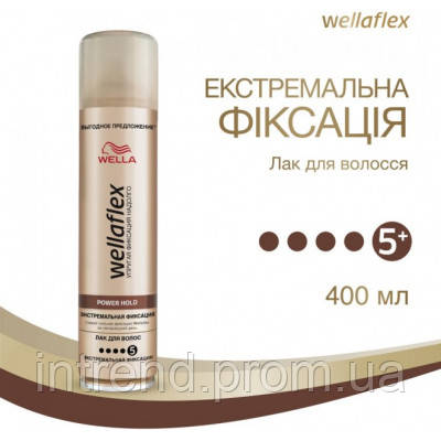 Лак для волос WellaFlex экстремальной фиксации 400 мл (8699568542279) p - фото 2 - id-p2120673440