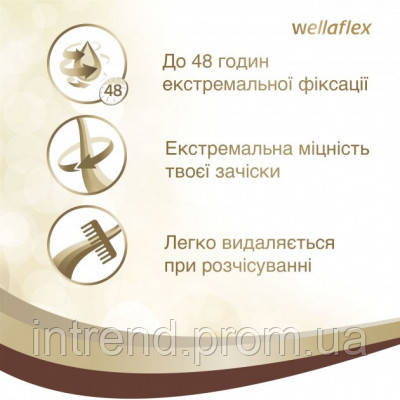 Лак для волос WellaFlex экстремальной фиксации 400 мл (8699568542279) p - фото 4 - id-p2120673440