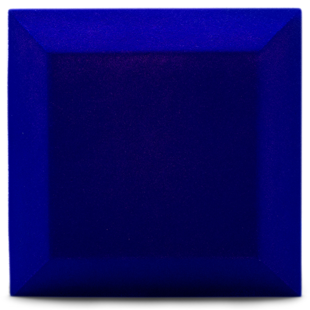 Оксамитова акустична панель з акустичного поролону Ecosound Velvet Electric blue 25х25см 50мм. Колір темно-синій