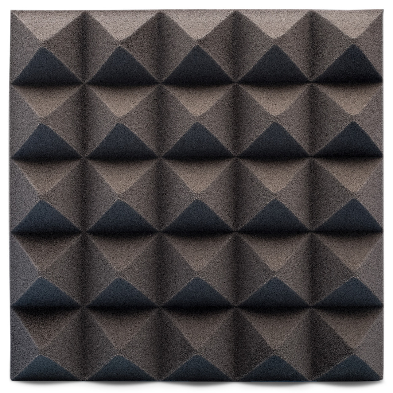 Панель з акустичного поролону Ecosound піраміда Pyramid Velvet Black 250х250х25мм колір чорний графіт