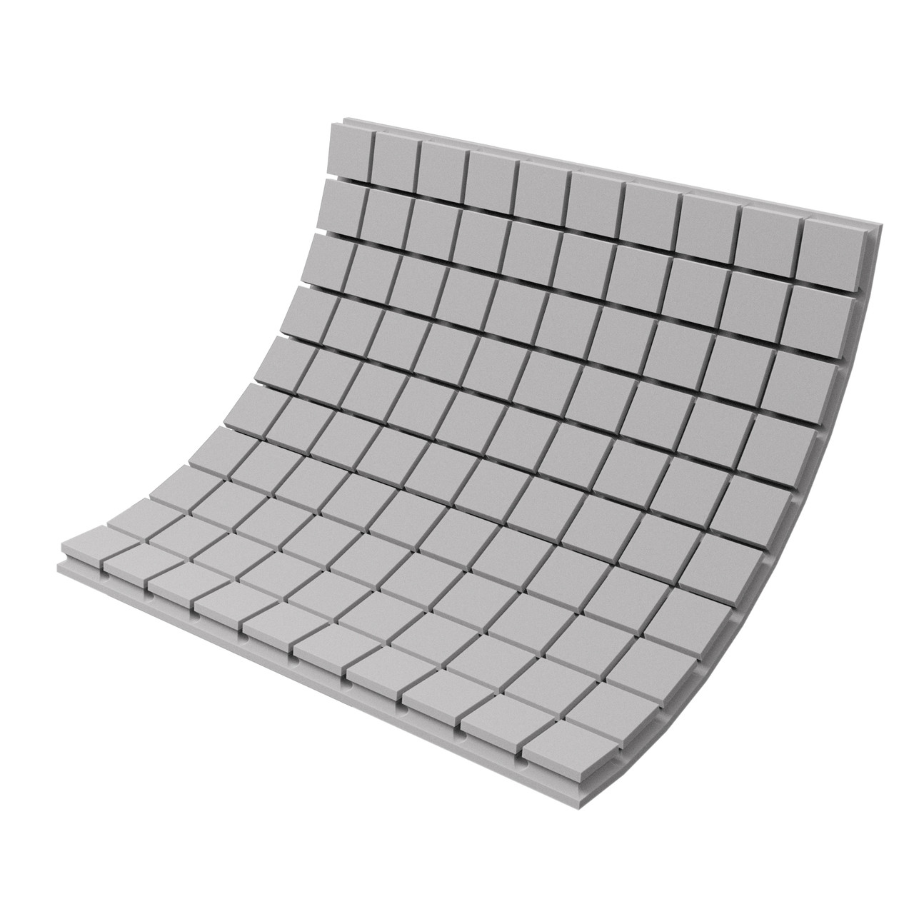 Панель із акустичного поролону Ecosound Tetras Grey 100 100х100 см Сірий