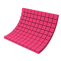 Панель из акустического поролона Ecosound Tetras Color 70 100х100 см Розовый