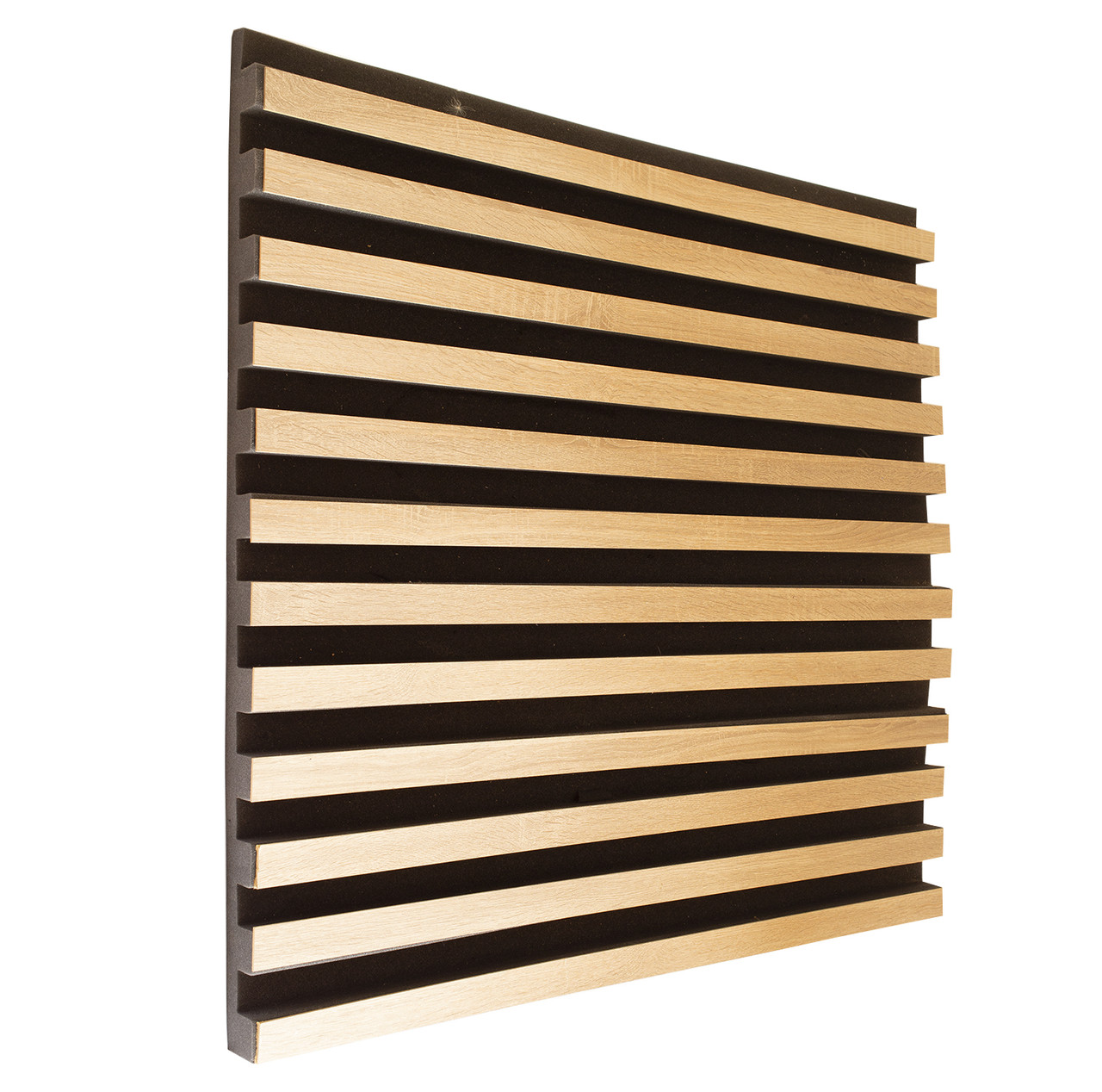 Акустична панель Ecosound Comb Wood Sonoma 100x100см 50мм колір світлий дуб