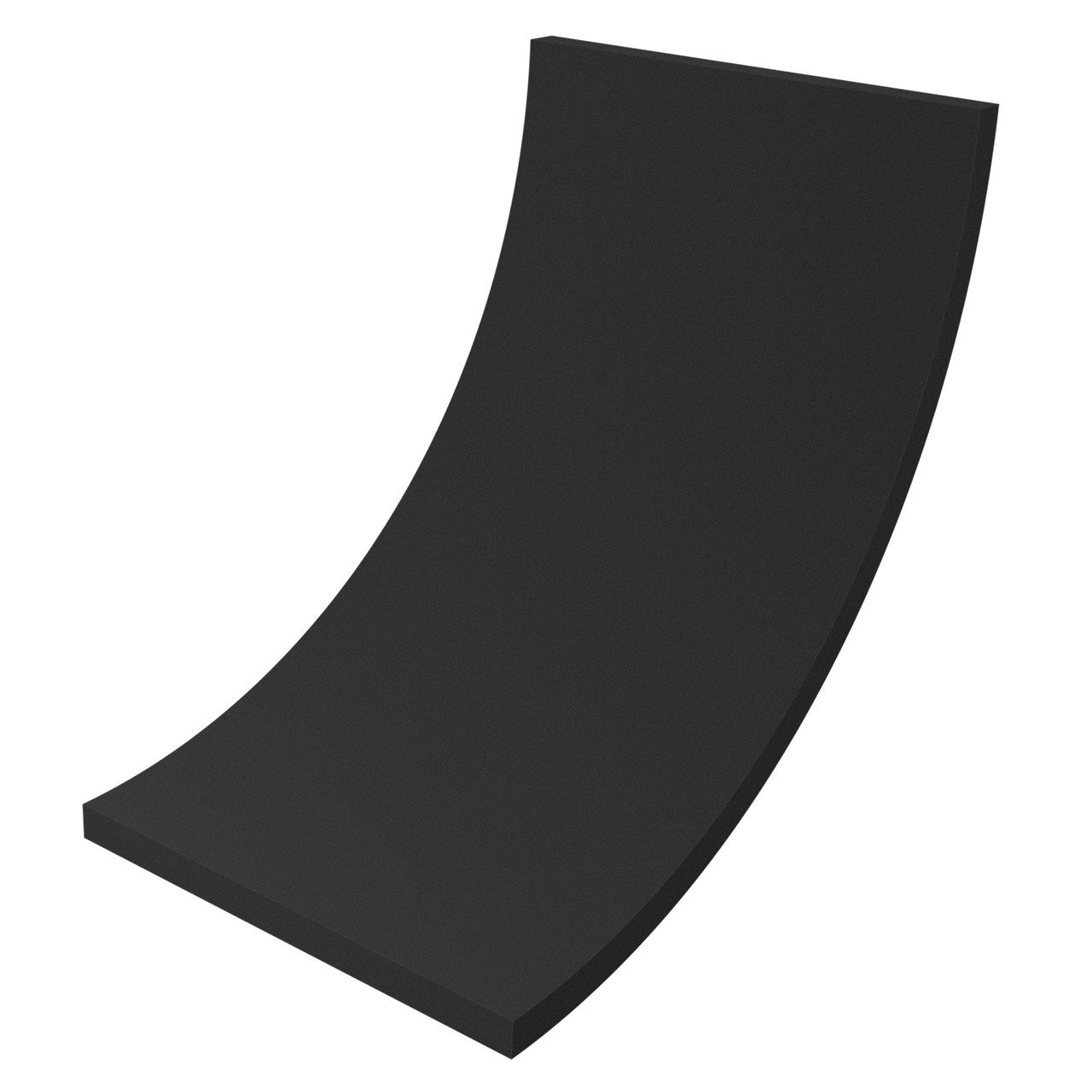 Акустичний поролон Ecosound рівний 70 200х100 см Чорний графіт