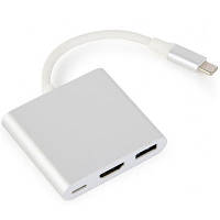 Переходник USB Type-C to HDMI Cablexpert (A-CM-HDMIF-02-SV) p