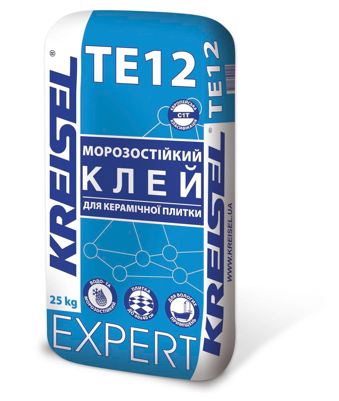Клей для плитки морозостійкий Kreisel Expert TE12 / 102 Multi (25 кг) Крайзель