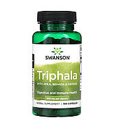 Трифала з амлою, бібхитаками та харитими, 500 мг, Triphala Swanson 100 капсул