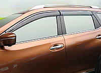 Вітровики на вікна з хром молдингом Nissan X-Trail T32 2014-2021р.в.