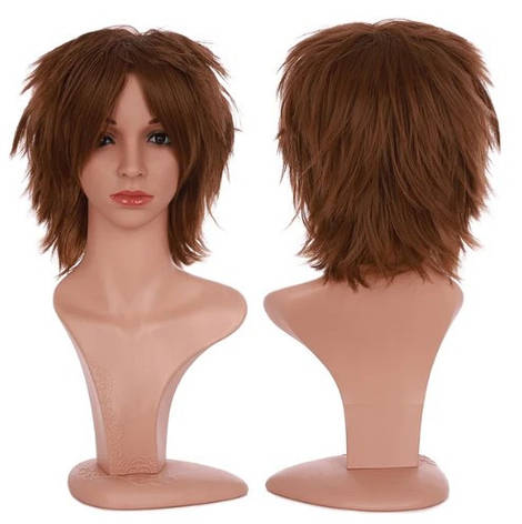 Перука каштановий косплей, VC V7, фото 1