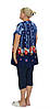 Трикотажна жіноча блуза великих розмірів, фото 2