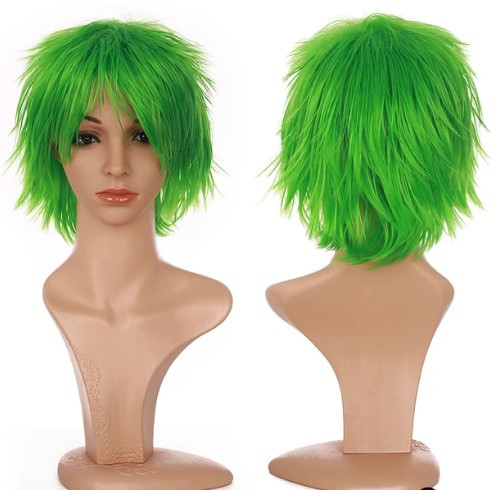 Перука зелена для косплея VC V8