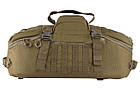 Сумка-баул/рюкзак 2Е Tactical, L, зелена, фото 4